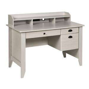 lot 3326 image: OneSpace Executive Desk, White Oak