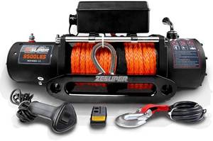 lot 3236 image: ZESUPER 9500 lb. Load Capacity Electric Winch Kit