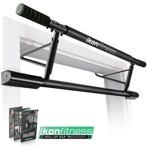 lot 3361 image: Ikonfitness Pull Up Bar with Smart Larger Hooks Technology 2019 Upgrade - USA Original Patent, USA Designed, USA Shipped, USA Warranty