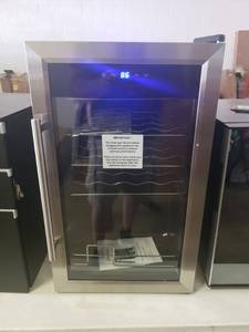 lot 3380 image: Wine Cooler. 28.5x17. Turns On But Does Not Change Temperature Or Access Settings- Operator Error or &nbsp AS IS