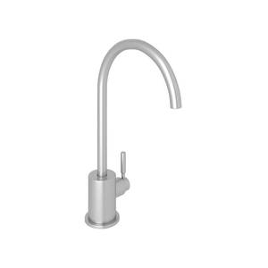 lot 121 image: Rohl Stainless Steel Lux C-Spout Filter Faucet, R7517
