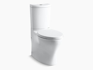 lot 152 image: Kohler Persuade Curv 1.6  1.0 GPF Two Piece Elongated Comfort Height Toilet