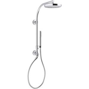 lot 153 image: Kohler HydroRail 2.0 GPM Shower System with Shower Head, Hand Shower, Slide Bar, and Hose