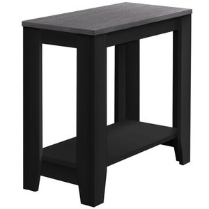 lot 200 image: Monarch Specialties Accent Table, BlackGrey Top