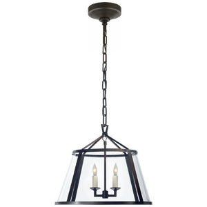 lot 206 image: VISUAL COMFORT CHAPMAN & MYERS DARLANA 16 PENDANT IN AGED IRON