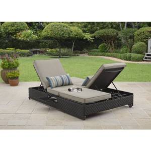 lot 10619 image: Better Homes & Gardens Avila Beach Double LoungerSofa