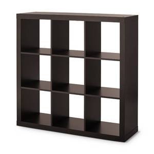 lot 10620 image: Better Homes & Gardens 9-Cube Storage Organizer, Espresso