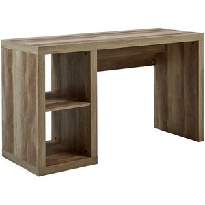 lot 10623 image: Better Homes & Gardens Cube Storage Organizer Office Desk, Multiple Finishes