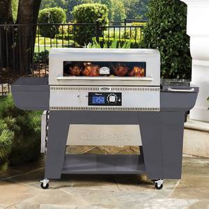 lot 10633 image: Cuisinart Woodcreek 4 -in -1 Bluetooth Pellet Grill