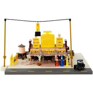 lot 10673 image: DisneyPixar Cars Precision Series Lizzies Curios Shop Playset