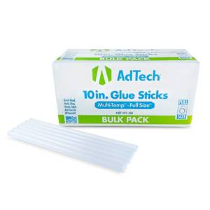 lot 10681 image: Adtech 10 5lb Box of Full Size Multi-temp Glue Sticks