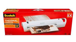 lot 10696 image: Scotch Advanced Thermal Laminator, 13in. Input, (TL1302)
