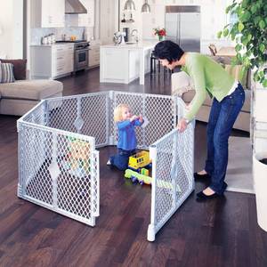 lot 10748 image: Toddleroo by North States 6 Panel Superyard Portable Indoor Outdoor Playard BLUE