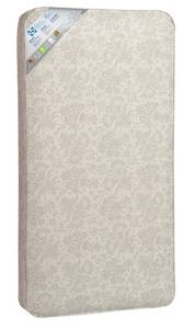lot 10750 image: Sealy Ortho Rest Crib and Toddler Mattress, Neutral, Premium Firm 150 Coils, Waterproof