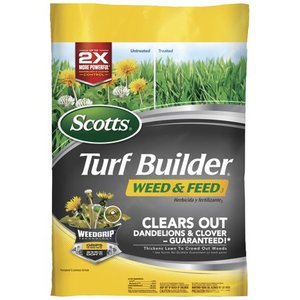 lot 10698 image: Scotts Turf Builder Weed & Feed 3, Covers up to 15,000 sq. ft. 3 Bags)