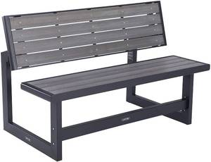 lot 10782 image: LIFETIME 60253 Outdoor Convertible Bench, 55 Inch, Harbor Gray