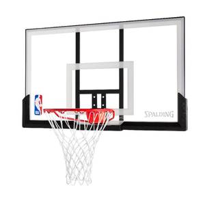 lot 10796 image: Spalding NBA 52 Acrylic Basketball Backboard & Rim Combo Hoop