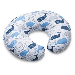 lot 10546 image: Boppy Big Whales Nursing Pillow and Positioner - BlueGray