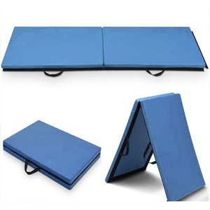 lot 10830 image: Body Factor Gymnastics Two Folding Mat Blue
