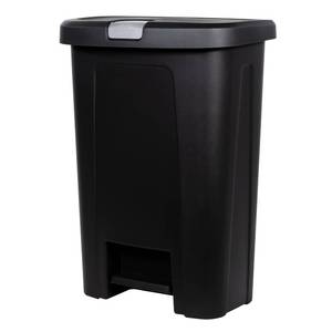 lot 10847 image: 10-gal Hefty Lockable StepOn Trash Can MISSING LID