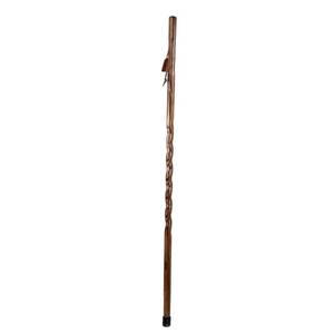 lot 10873 image: Brazos 55 Inch Twisted Trail Blazer Walking Stick, Brown
