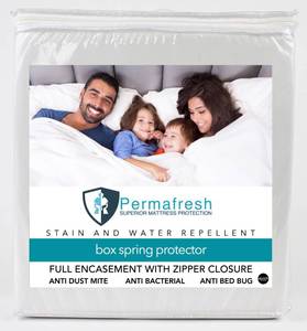 lot 10876 image: Permafresh Antibacterial and Water Resistant Box Spring Protector, King