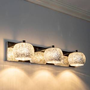 lot 10886 image: Jennings 3-Light Globe Shade Vanity Light