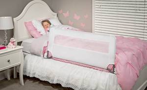 lot 10887 image: Regalo Swing Down Bed Rail Guard, with Reinforced Anchor Safety System, 43-Inches Long
