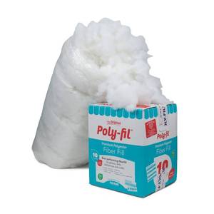 lot 10889 image: Poly-Fil Premium Polyester Fiberfill - 10 Pound Box