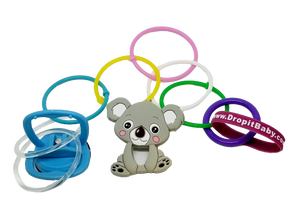 lot 10891 image: Drop it Baby, Koala Drop it Pack CupPacifierBottleTeething Toys Holder