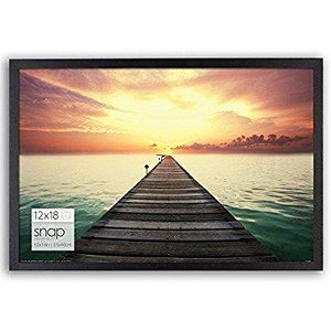 lot 10898 image: Snap 12x18 Black Wood Wall Photo Frame