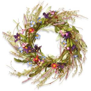 lot 10915 image: National Tree Artificial 20 Floral Wreath