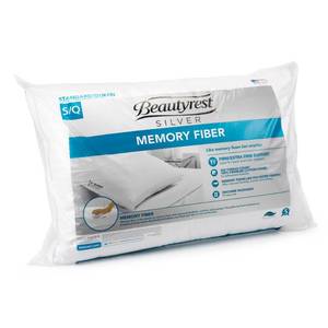 lot 10906 image: Beautyrest Silver Memory Fiber 300TC Cotton Pillow in STANDARD