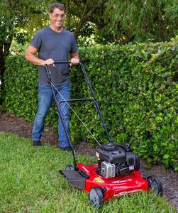 lot 10829 image: Hyper Tough 20 Side Discharge Push Mower with Briggs and Stratton Engine