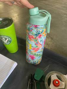 lot 10895 image: Tal Ranger Stainless Steel 40 Oz. TROPICAL Double Wall Water Bottle