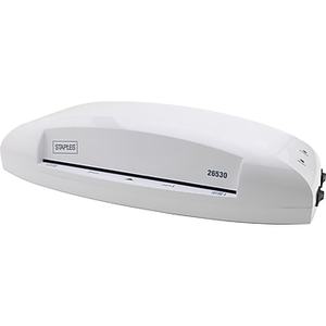 lot 403 image: Staples Thermal & Cold Laminator, 9.5 Width, White 26530 - Sealed Contents
