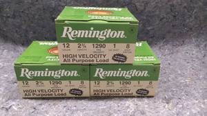 lot 409 image: Lot of 60 12 Gauge Shells 2 34 in 1oz Shot Remington All Purpose Load