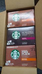 lot 417 image: Starbucks KCup Classic Mix 60ct