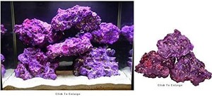 lot 451 image: Natures Ocean Purple Coral Base Rock 4-8 INCHES, 20 LBS
