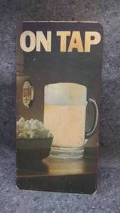 lot 466 image: Miller On Tap Vintage Plastic Beer Sign