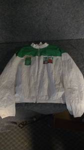 lot 468 image: Vintage Big 8 Basketball Tyvek Jacket Size XL