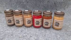 lot 7275 image: Lot of 6 Heritage Falls Premium Soy Candles 15oz