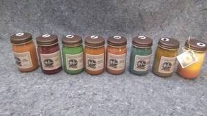 lot 7276 image: Lot of 8 Heritage Falls Premium Soy Candles 15oz