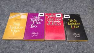 lot 7285 image: Lot of 4 Vintage Joke Books
