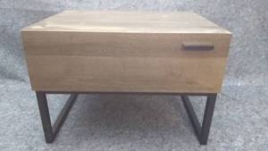 lot 7306 image: Short End Table with Drawer