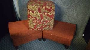 lot 7310 image: Lot of 3 Foot Stools