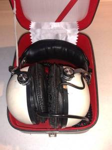 lot 26 image: Vintage Pioneer Stereo Headphones With Holding Case