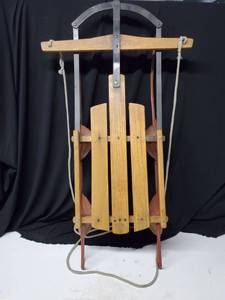lot 2004 image: Gladding Wooden Sled