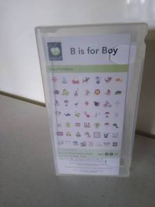 lot 6835 image: Cricut B is for Boy Diecut