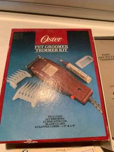 lot 6883 image: Oster Pet Groomer Trimmer Kit Location Shelf E